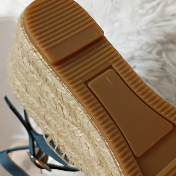 Eric Michael Leigh Wedge Women's Sz EU 36 USA Sz 6 Sandals New 🆕 - Picture 7 of 8